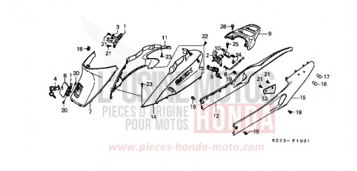 GEHAEUSEABDECKUNG (2) SJ100W de 1998